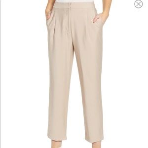 Leith pleated pants